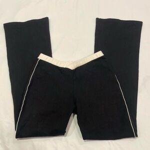 Black Pants with White Trim